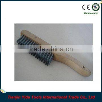 Steel Wire Wooden Handle Wire Brush