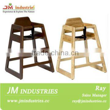 Cheap Modern Comfortable EN14988 Solid Wood Baby Restaurant High Chair photo-4