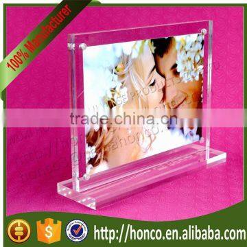 High Quality 7" Clear Color Acrylic Magnetic Photo Frames photo-4