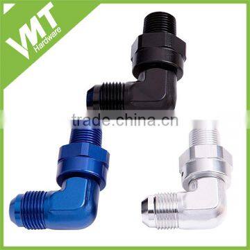 VMT Industry 90 Degree 1/2" NPT Swivel to Male AN8 Flare Fittings With O-ring photo-3