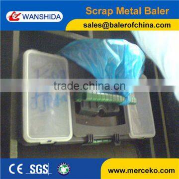 Non Ferrous Scrap Metal Baler Bales Front Out photo-4