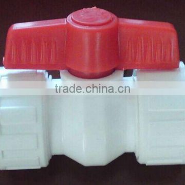 Low price hot selling plastic ppr double union ball valve