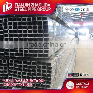 BS1387 SCH 40 60 ERW Galvanized Square Tube With Factory Price photo-6