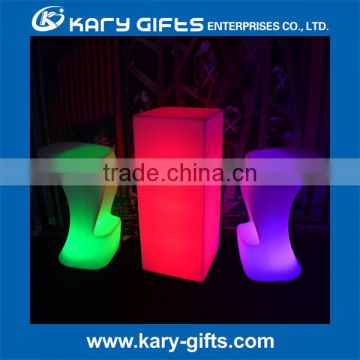 LED illuminated lighted cube event led drinking table Furniture for sale