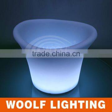 Bar Used Wine Cooler LED Color Changing Glowing Ice Bucket photo-3