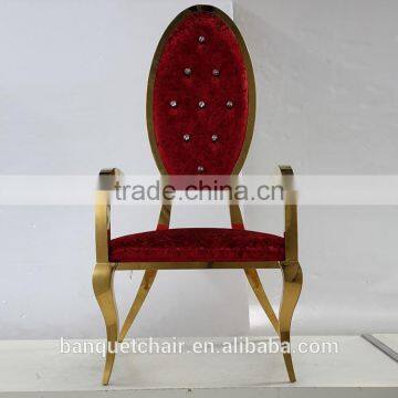 China Furniture Stainless Steel Dining Chair for Wedding photo-4