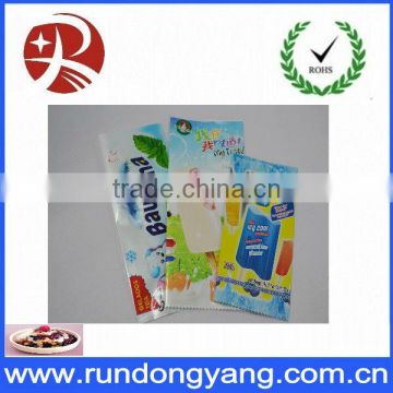 Different taste ice cream bag