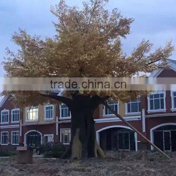 Outdoor Landscape Decorative Large Artificial Wish Gold Ficus Tree photo-2