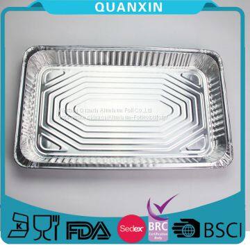 Eco Friendly Full-Size Shallow Aluminum Steam Table Pan Food Container Microwave Aluminum Foil Container photo-5
