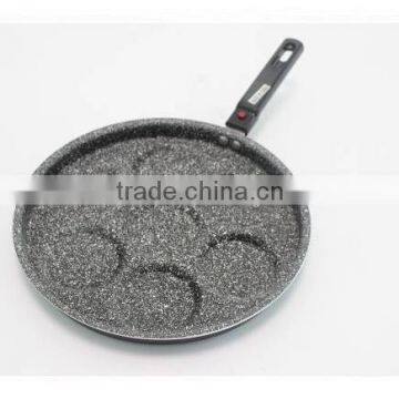 Nonstick Aluminium Egg Poacher Skillet Frying divided pan