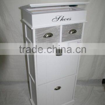 Wooden Furniture Cabinet Paulownia Rustic Furniture Shoe Cabinets photo-4