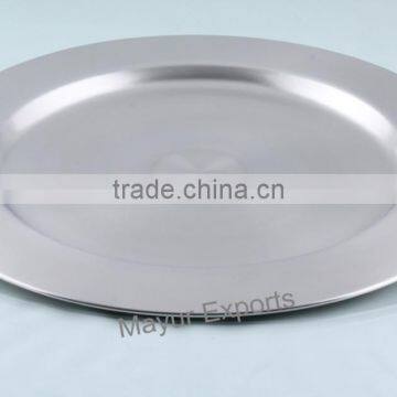 Stainless Steel Charger Plate