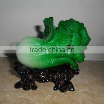 Resin Jade Cabbage Home Decoration photo-4