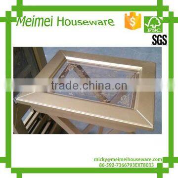 4PCS Suitcase Picnic Tables With Acrylic Top/folding Picnic Table