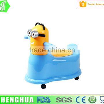 Minions Shape Baby Potty Chair Eco-friendly Feature With Portable photo-4