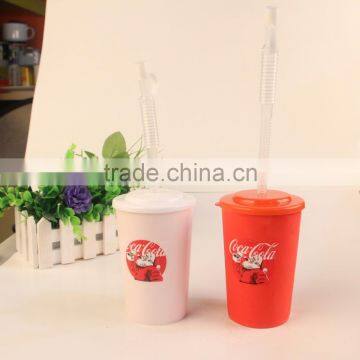 customized capacity change color plastic cups for promotional