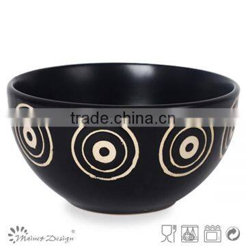 Ceramic Rice Bowl Stoneware Cereal Bowl photo-5