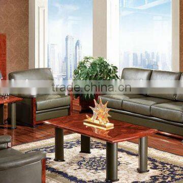 Luxury vintage office sofa,Leather business furniture office desk(BF08-0214)