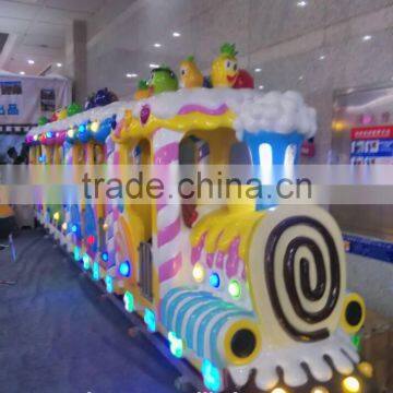 2015 amusement park supplies best-selling kids electric amusement train rides