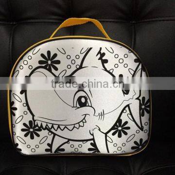 Animation Style DIY Schoolbag Graffiti Bag Children Hand Bag photo-3