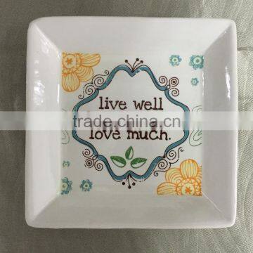 Ceramic Jewelry Ring Holder Dish Tray photo-2