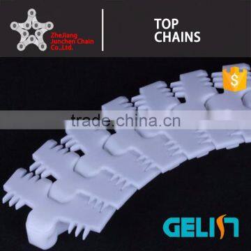 103 146 plastic tooth conveyor chain table top chain side flexing chain