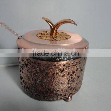 SGB-19 Sugar Pot Antique Brass Style photo-2