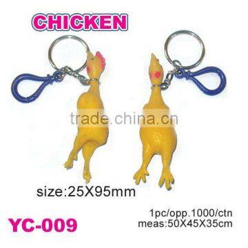 Sell promotional PVC animal key chain