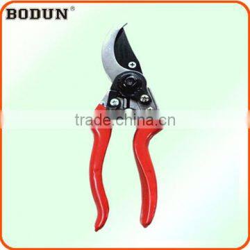 B4025 High quality with red plastic handle pruner cut-and-hold pruning shear pruning tool