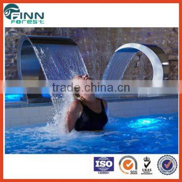 Stainless Steel OEM Water Curtain Spa Pool Adult Massage Spa photo-4