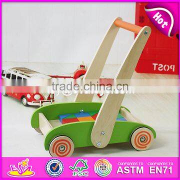 2017 New Design Building Blocks Wooden Baby Walkers for Boys W16E066 photo-3