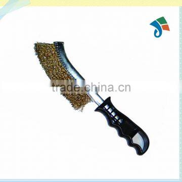 Plastic Handle Cleaning and Polishing Brass Wire Brush photo-2