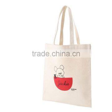 Cartoon Bear Printing 12OZ Canvas Shopping Tote Bag,Organic Cotton Tote Bag photo-2
