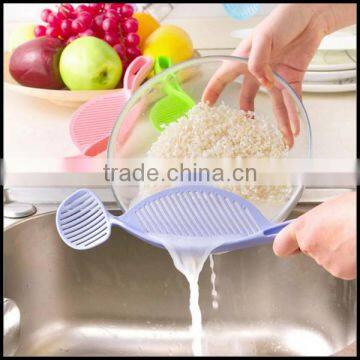 3 Color Good Quality Wash the Rice Tools Manufacturer,OEM Eco-friendly pp Kitchen Washing Rice Tools for Sale,wash Rice Tools
