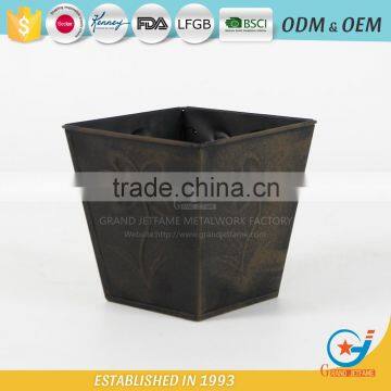 Homeware Iron and Zinc Powder Coated the Flower Bucket French Galvanized Flower Buckets photo-3