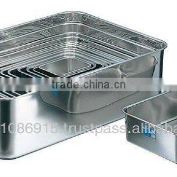 SUS304 Stainless Steel deep food container small kitchen utensils food vat