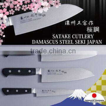 Various Types of Reliable Kitchen Knife Damascus Steel Made in Japan