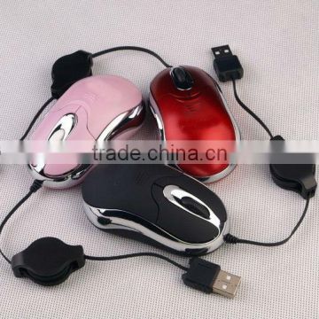 Telescopic line mouse USB petals mouse optical mouse