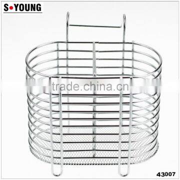 43007 Steel Wire Sink Basket Cutlery Holder Cooking Utensils Storage Kitchen Rack photo-6