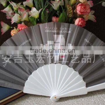 Factory Price Fabric Plastic Hand Fan photo-2