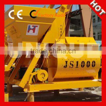 Hot Sale JS1000 Double Shaft Mixer For Mixing Concrete