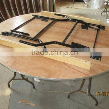 Used Plywood Round Folding Tables For Sale photo-4