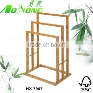 bamboo towel rack