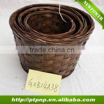 Eco-friendly wholesale handmade Bamboo pot for home and garden