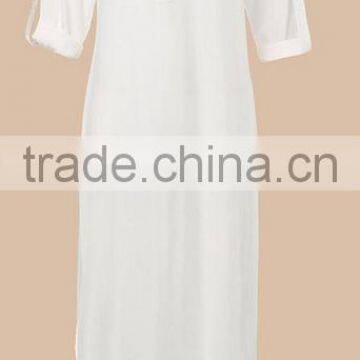 2016 Fashion Spring Autumn Muslim Long Sleeve Maxi Dress photo-2