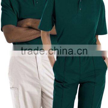 Unisex Short Sleeve Polo T-shirts Cotton Work Uniform Polo photo-2