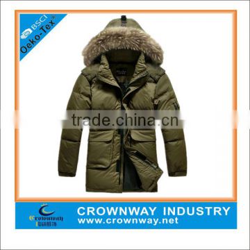 men winter padding jacket custom parka