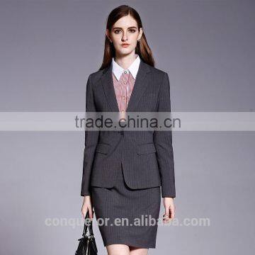 Ladies Formal Work Office Regular Fit Contrast Collar Cuff Cotton Shirt photo-3