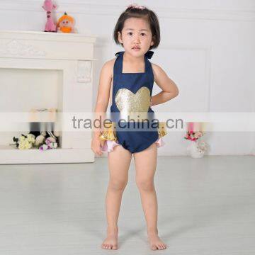 Newest Baby Products Cute Kids Ruffled Lace Petti Rompers for Girls photo-5