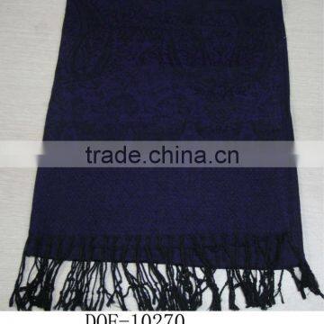 Fashion Jacquard shawl 100%polyester